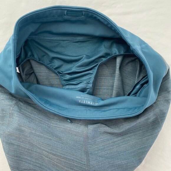 ATHLETA Run With It Textured 3.5in Teal Running Shorts XS - Picture 9 of 11